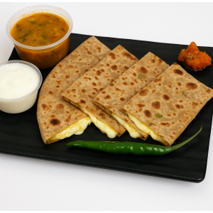 Cheese Chilly Garic Paratha