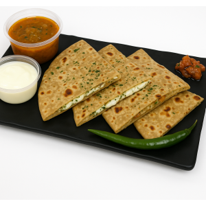 Cheese With Itlalian Herbs Paratha