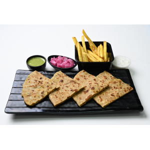 Paneer And Onion Paratha
