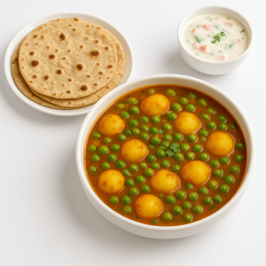 Alu Matar Meal