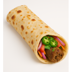 Mutton Seekh Kabab Roll